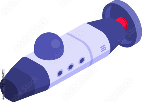 Underwater Vehicles and Equipment Isometric Icon Set – Marine Technology and Ocean Exploration