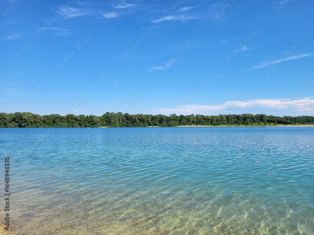 Obraz premium Pullinger See am Airport München