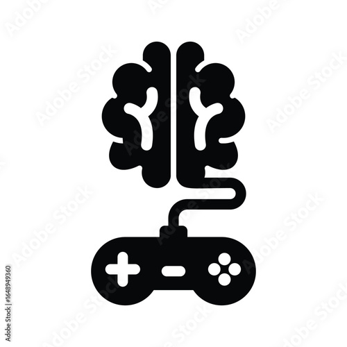  mind control glyph icon illustration vector graphic.eps