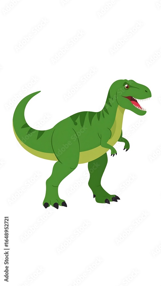 Fototapeta premium Cartoon Tyrannosaurus Rex