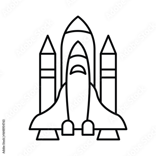 Rocket Launch Vector icon which can easily modify or edit