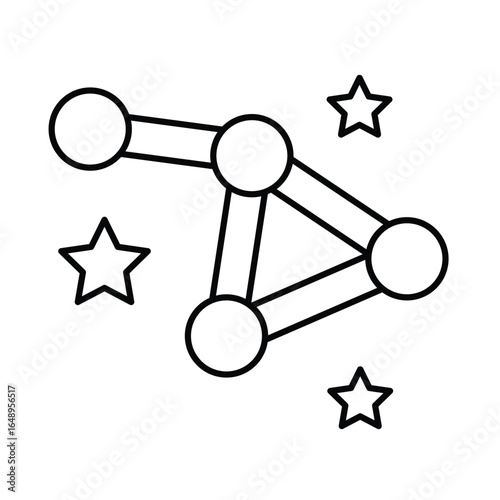 Constellation Vector icon which can easily modify or edit