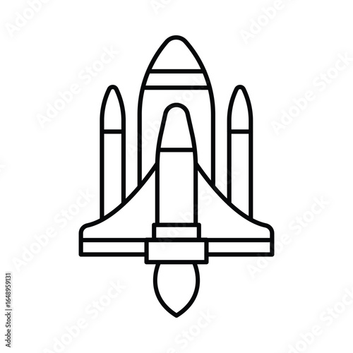 Rocket Vector icon which can easily modify or edit