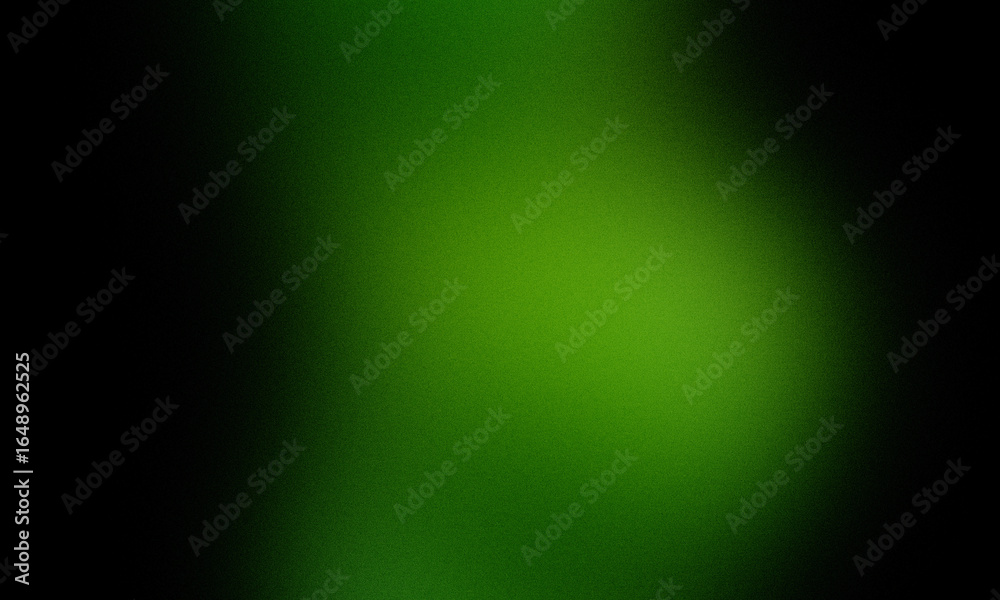 Obraz premium Green gradient with noise effect on dark background, modern backdrop