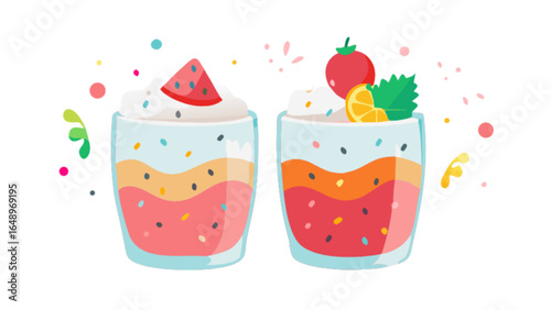 Delicious summer fruit smoothie recipe ideas with watermelon and orange for healthy drinks blog