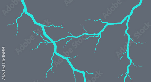 Electric discharge illustration on a dark gray background providing high impact energy visual suitable for presentations or digital media project