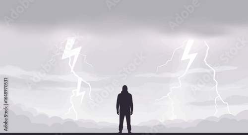 Facing The Storm Of Life And Challenges With Determination And Strength