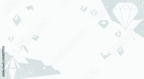 Elegant Diamond Scattering Backdrop In Muted Tones Offers Visual Richness