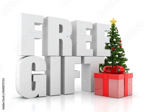 Christmas free gift promotion