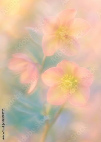 Delicate pastel floral beauty.