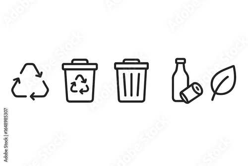 Understanding waste management symbols for recycling, trash, and composting at recycling facilities