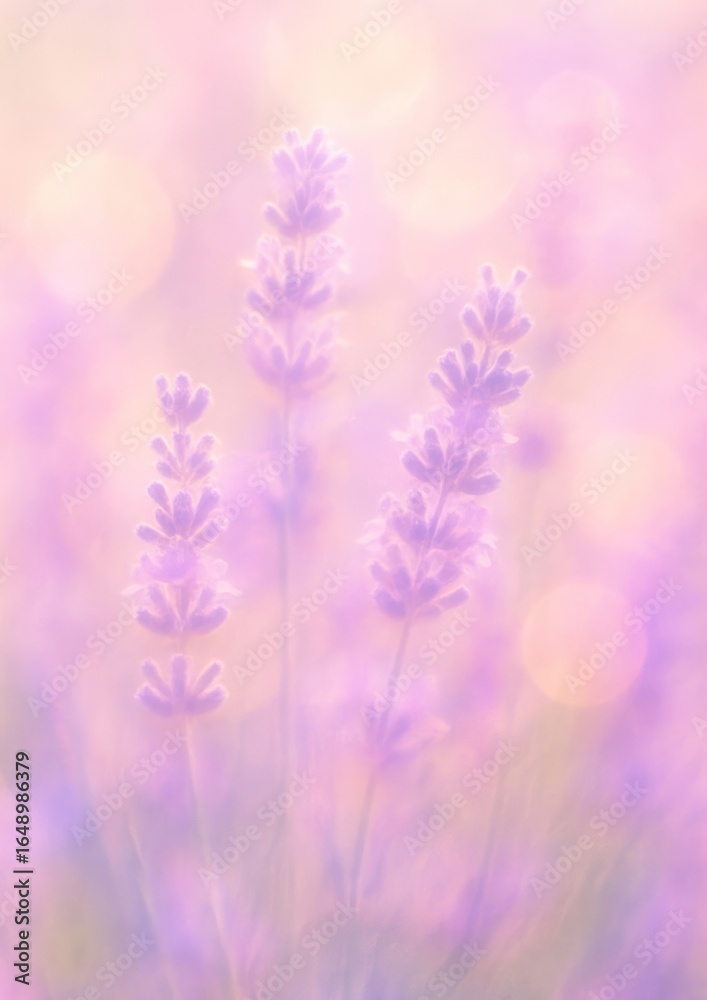 Obraz premium Dreamy lavender in soft focus.