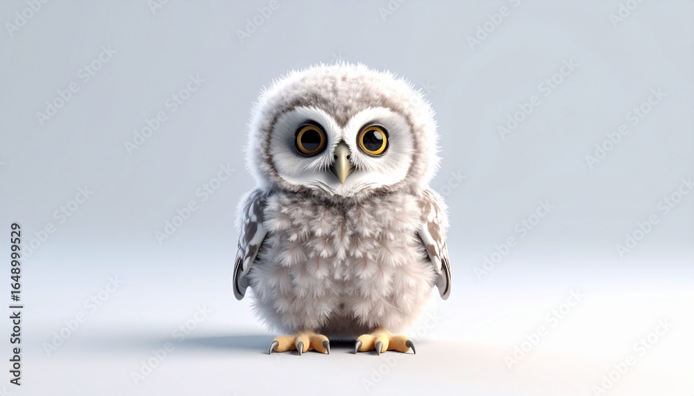 Obraz premium Baby Owl Creature