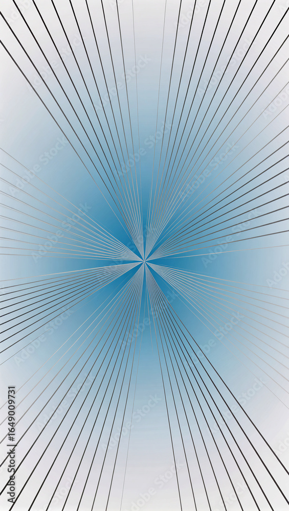 Obraz premium Vibrant blue gradient from a center adds visual depth