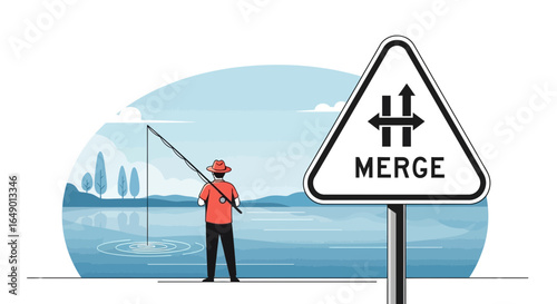 Merge Of Relaxing Time With Cautionary Signs In An Interesting Landscape