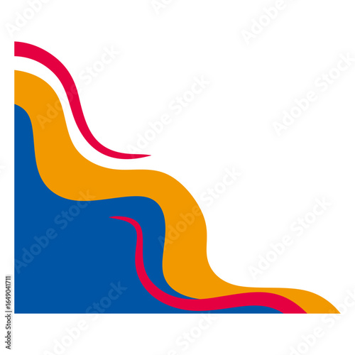 Abstract Wave Corner