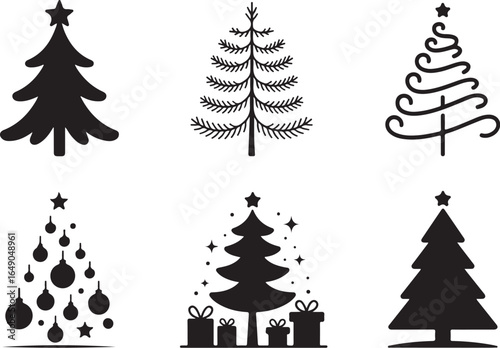 Festive Christmas trees bring holiday cheer and joy