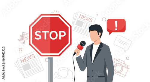Press Conference About Important Notice For Society In The World