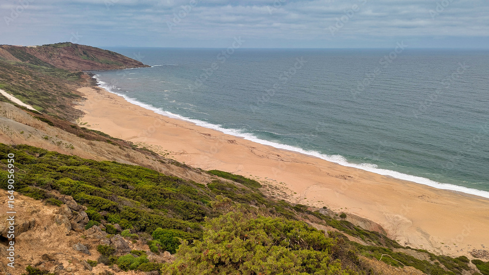 Gralha beach near Sao Martinho do Porto, Protugal Gralha beach near Sao Martinho do Porto, Protugal