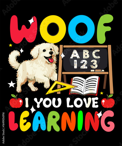 Dog back to school design for teacher and students who love dogs and surprise your classroom in your first day of school, Perfect Gift Idea for Boys Girls Teachers dog lovers, and owners to celebrate 