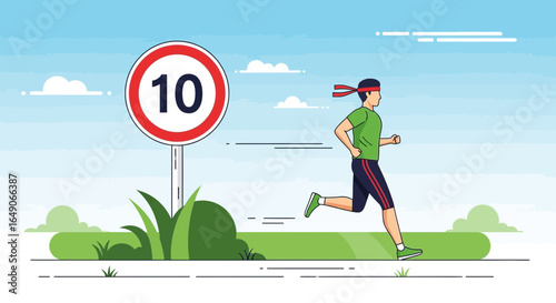 Running Towards Limit Goal To Improve Stamina At A Healthy Pace