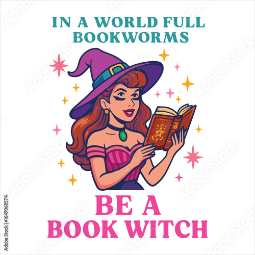 In a world full book worms be a book witch