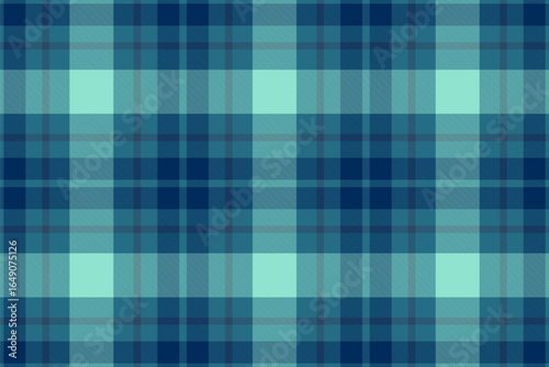 Merry background pattern fabric, shape texture seamless check. Line tartan textile plaid vector in cyan and blue colors.