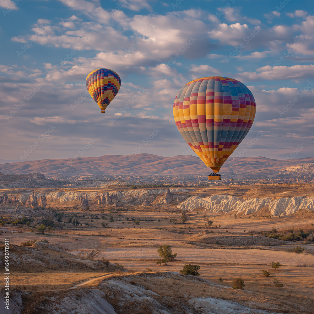 Naklejka premium hot air balloon