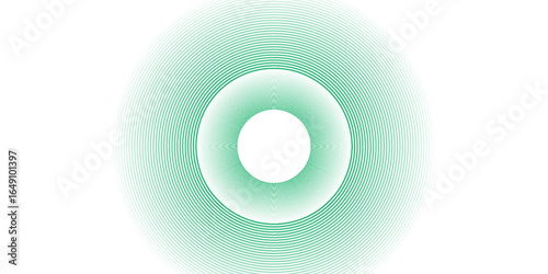 Green white abstract background overlap layer on bright space with circles effect decoration. Modern banner with lines style. Graphic design element stripes concept for flyer, card, or brochure cover