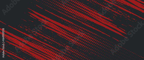 Background, contrast red and black color abstract template for business design. Technology style. You can use it for advertising, sports posters, templates, business presentations. Vector illustration