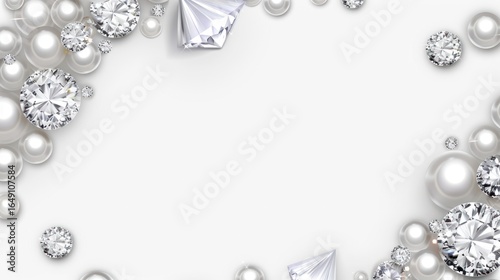 Diamonds and Pearls Background