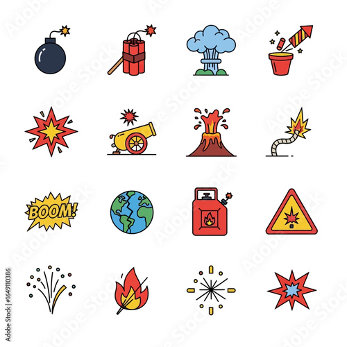 Danger icons depict destruction causing chaos globally