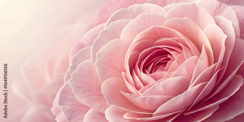 Soft Petal Pink Rose Bloom Soft Petal Pink Rose Bloom