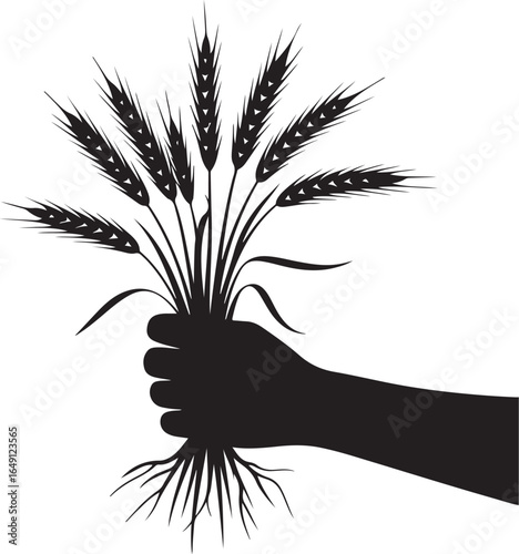Harvest abundance held in hand