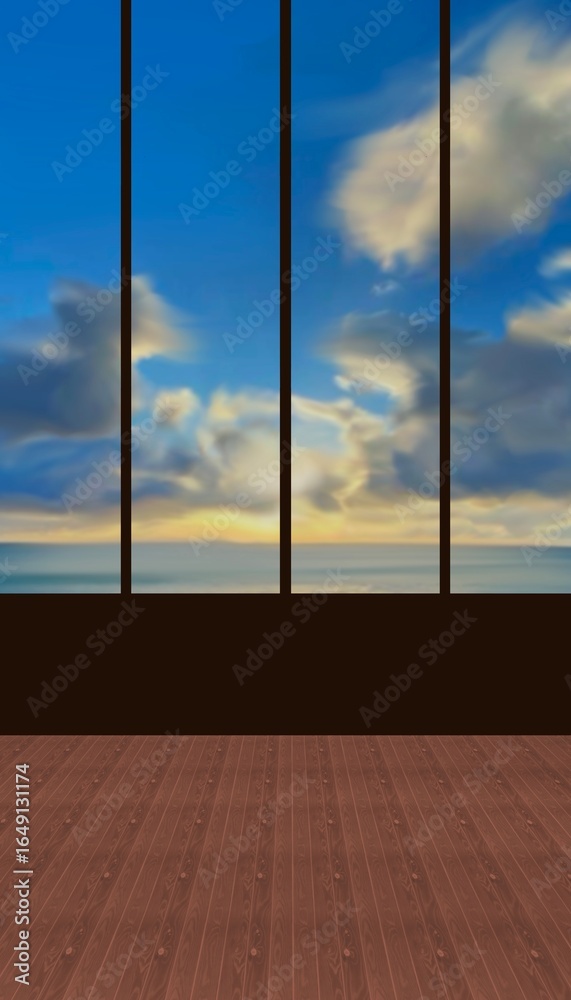 Fototapeta premium Fall Autum Theme For Phone Wallpaper Or Background. Backkground For Cover, Note Or Banner