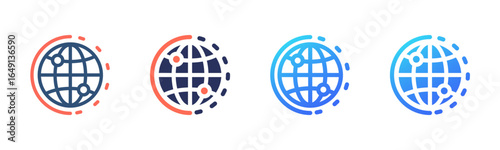 Internet icon sheet multi style collection