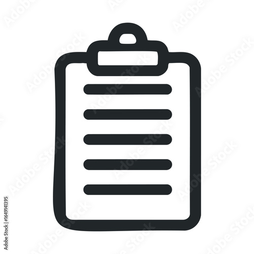 Simple clipboard design for organization and note taking tools