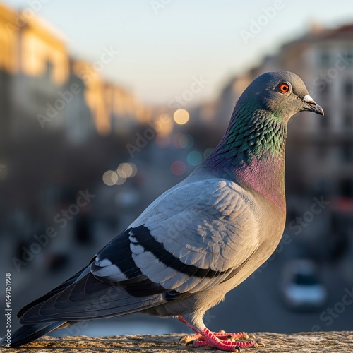 pigeon in the city