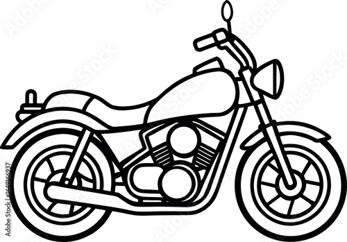 motorcycle vector illustration