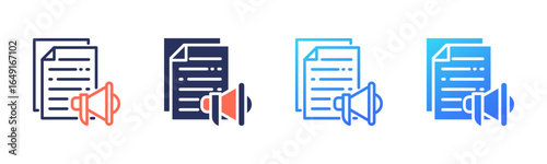 Publication icon sheet multi style collection