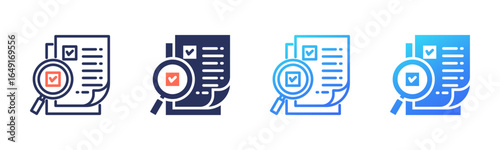 Assessment icon sheet multi style collection