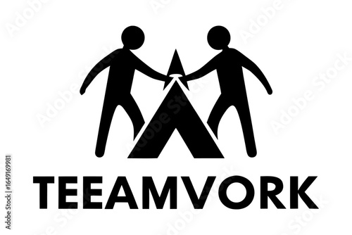 Business team success concept, a symbol of people working together