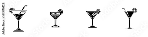 Enjoying refreshing cocktails in a lively bar during a summer evening with friends and laughter