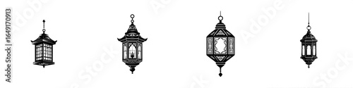 Decorative lantern designs showcasing intricate patterns and styles suitable for various occasions and settings