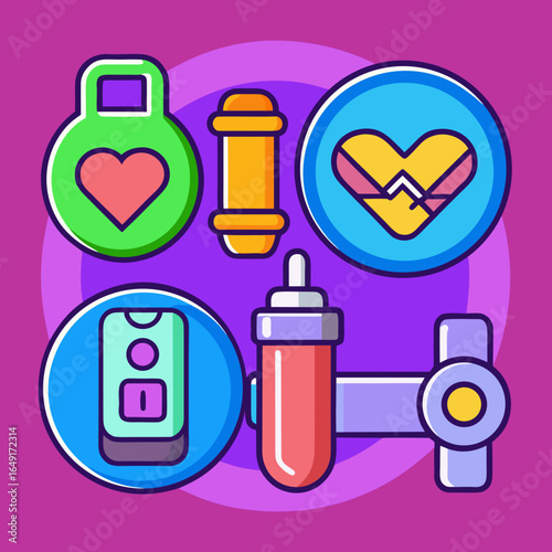 medical icon set