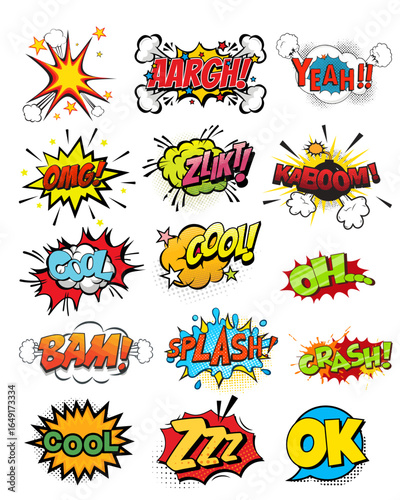 Comic Pop Art Vectors 2