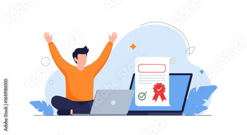 Achieving digital certification success through online learning and achievement recognition