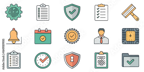 Cloud Computing Icons — Modern Storage, Security, Networking, Servers & DevOps Symbols