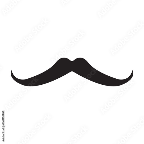 Mustache Icon, Simple Icon Vector Design, best used for presentation, application, web and banner
