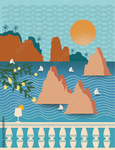 draw inspiration from the distinctive charm of the Mediterranean inspired by Capri or Mallorca